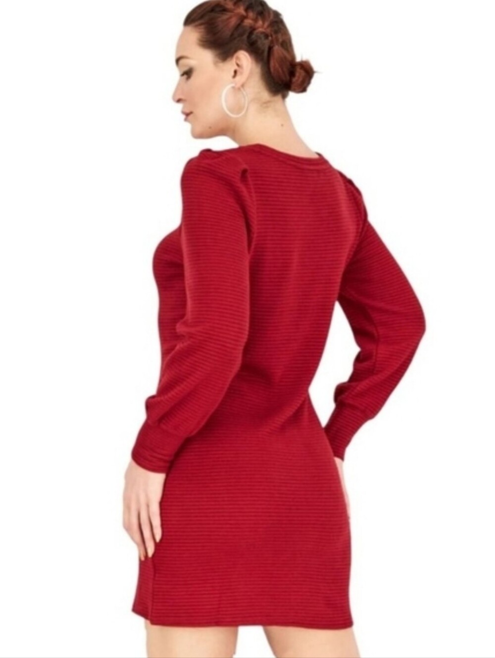 BB Dakota Steve Madden Ribbed Sweater Mini-Dress - Picture 5 of 14